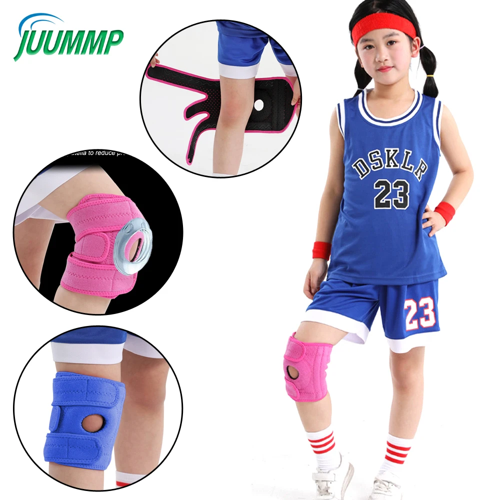 Knee Brace Badminton - 1 adet çocuklar neopren dizlik, açık