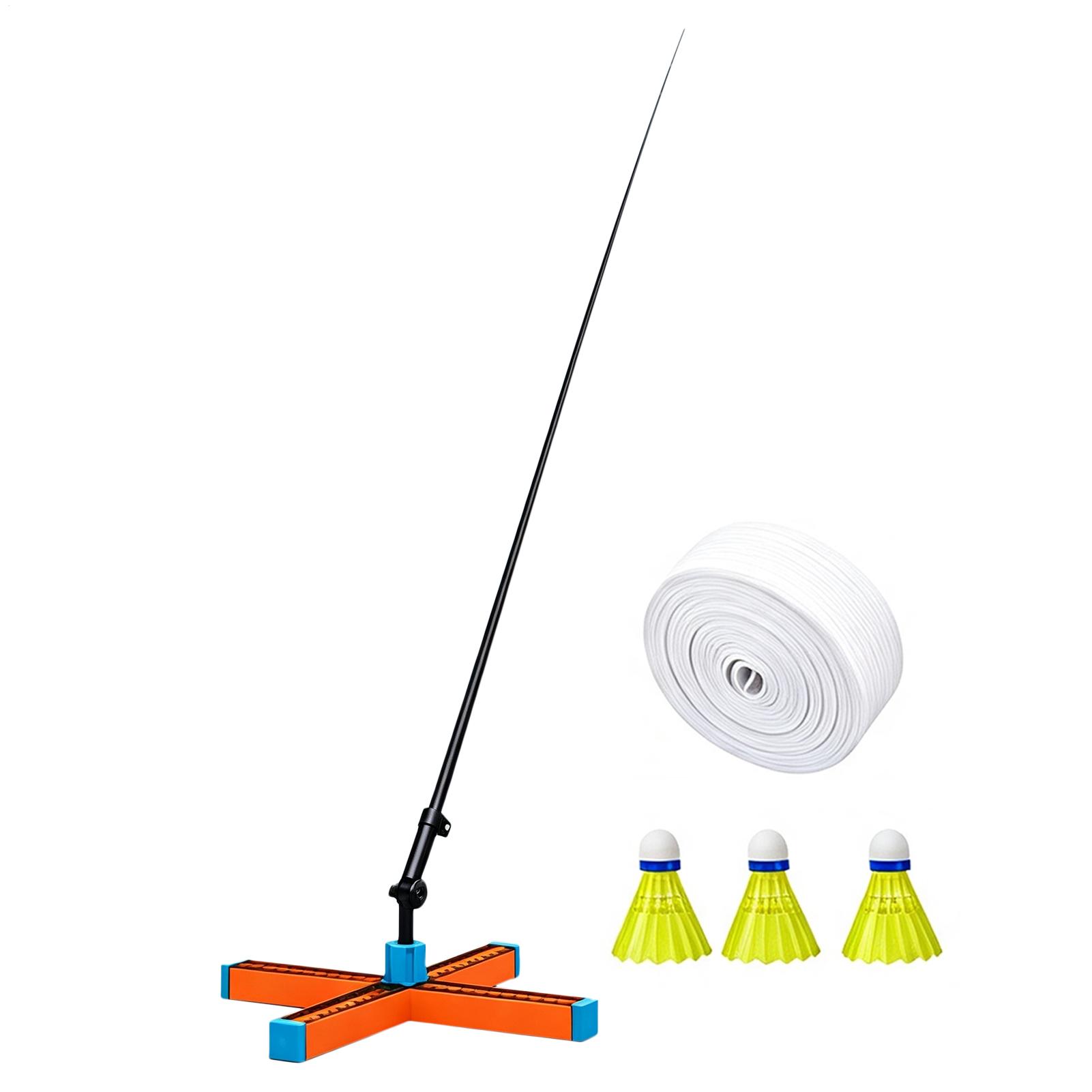 Badminton Rebound Trainer - Badminton Tekli Antrenman Aleti Taşınabilir Katlanabilir