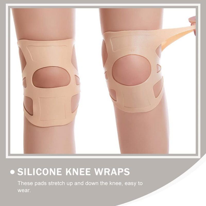 1 çift silikon diz pedleri Pat - Knee Brace Badminton incelemesi ve fiyatı
