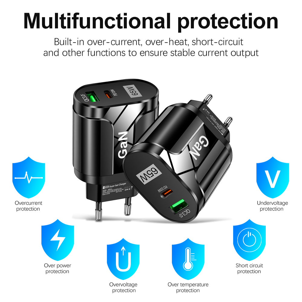 65 W GaN USB C Şarj Cihazı Hız - Badminton Korea incelemesi ve fiyatı